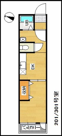 高宮駅 徒歩10分 2階の物件間取画像